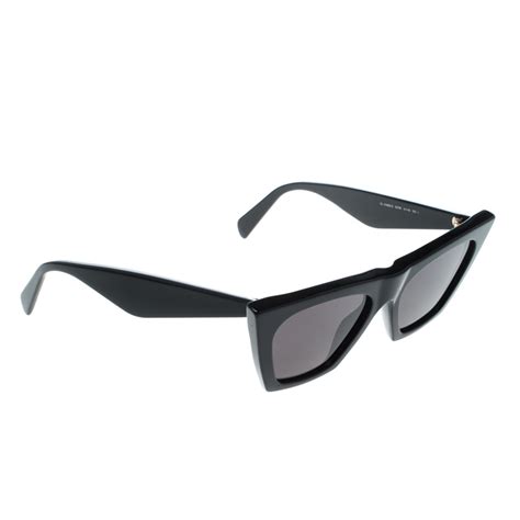 celine cl41468/s|Celine Cl41468/s 807ir Black Cat Eye Sunglasses .